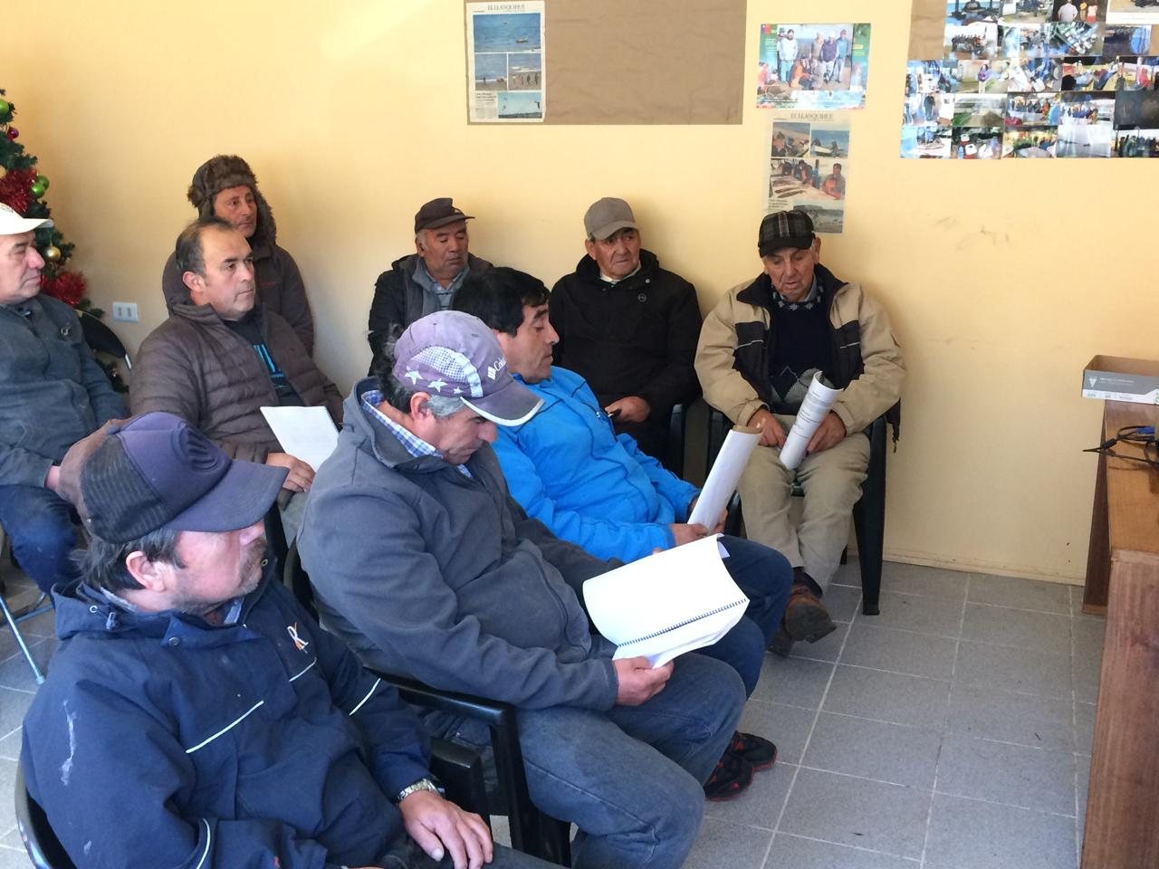 Reunión de trabajo del proyecto de fortalecimiento organizacional.